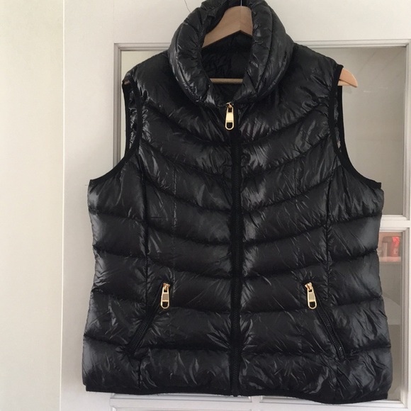 calvin klein black puffer